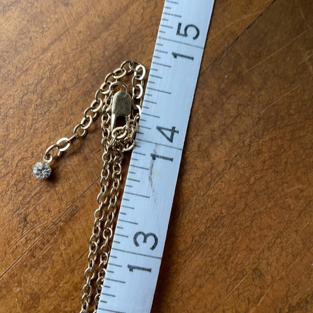 Purple/gold medallion necklace - Picture 7 of 7